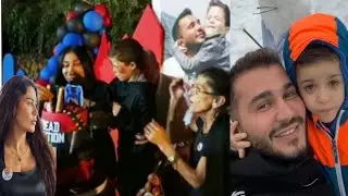 نادين الراسي بكلمات مؤثرة تحتفل بعيد ميلاد أبن أخيها الراحل جورج عيد ميلاد الغالي تم 8 سنين ياخيي