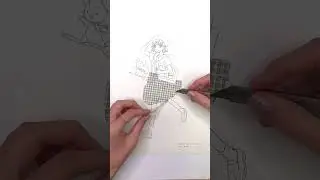 トーンをペタペタ貼るだけタイムラプス🐿 #shorts