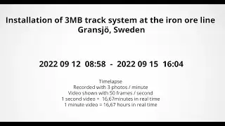 3MB installation timelapse part 3