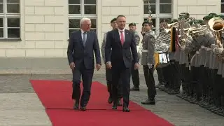 German President Steinmeier greets Polish counterpart Nawrocki in Berlin | AFP