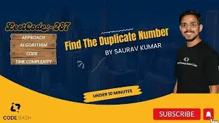 LeetCode 287 Find the Duplicate in an Array | C++ | Brute - Optimal | Solution Explained | Interview