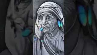 Pencil Sketch of Mother Teresa #art #artist #artwork