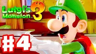 Luigi's Mansion 3 - Gameplay Walkthrough Part 4 - Mice Stealing Buttons! (Nintendo Switch)