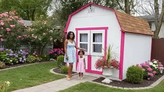 From Homeless to Home: Single Mom Spend $8K on Home Depot Shed ❤️🏡