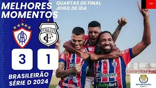Itabaiana vs Treze | Melhores Momentos | Quartas de Final | Campeonato Brasileiro Série D 2024