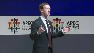Mark Zuckerberg In APEC PERU 2016- COMPLETE
