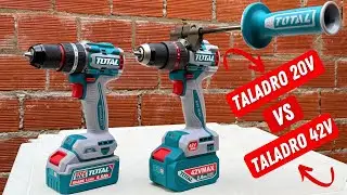 TOTAL 42V vs 20V Drill | REAL Test on Concrete, Wood, and Metal