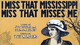 I miss that Mississippi Miss that misses me (1918) with lyrics, played on 1916 Victrola VV-IX