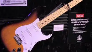 Fender 60th Anniversary 1954 Pure Vintage Stratocaster Guitar NAMM 2014 ProAudioLand