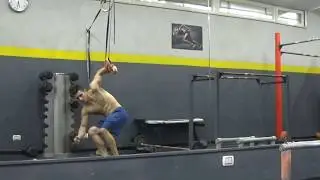 ONE ARM HEFESTO on ring. NEW FORM! (with grip support)