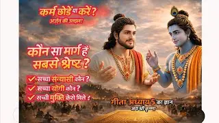 Bhagavad Gita Chapter 5 in Simple Hindi | Karma Yoga ka Rahasya 🙏 #BhagavadGita&nbsp;&nbsp;#KrishnaUpdesh