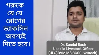 গরুর টিকার তালিকা।গরুর টিকা দেওয়ার নিয়ম।গরুর ভ্যাকসিন দেওয়ার নিয়ম।গরুর ভ্যাকসিন।