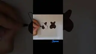 Marshmallow logo drawing time-lapse