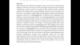 BearingPGA Net A Lightweight and Deployable Bearing Fault Diagnosis Network via Decoupled Knowledge