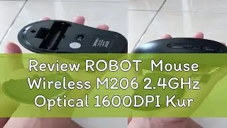 Review ROBOT  Mouse Wireless M206 2.4GHz Optical 1600DPI Kursor Akurat Cocok untuk PC Laptop Origin