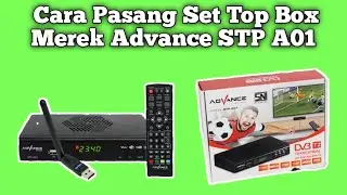 Cara Pasang Set Top Box Advance STP A01 | Tv Digital