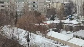 Ninsoare slabă în după-amiaza zilei de 16 ianuarie 