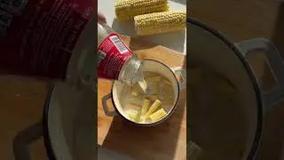 making 🌽 corn 🥛 milk #food #receipe #trend #tryitonce #cookingvideo #love