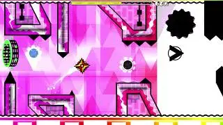 Geometry Dash: Iridescent Glee by 43Donut (Medium Demon)