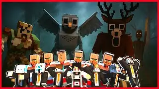 10 YOUTUBER TERJEBAK DI HUTAN AMAZON YANG PALING HORROR DI MINECRAFT ! NENEK GRANNY MUNCUL
