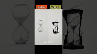 How to draw a Dark Sand Clock 😱🔥🙀#drawing #youtubeshorts #shorts #viral #trending #@ArtwithBir_9