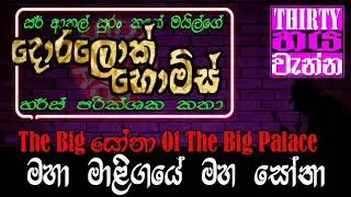 මහ මාළිගයේ මහ සෝනා - The Big Of The Big Palace