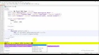 HTML course
