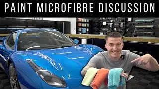 Microfibre Paint Towel Discussion and Demonstrating Their Different Uses.