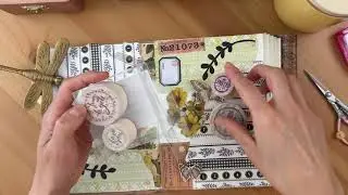 Making Art Journal Page 💛ASMR 💫