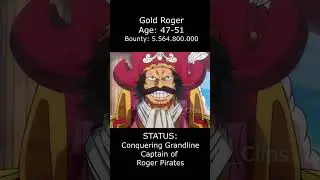 Gol D Roger Glow Up #onepiece #shorts