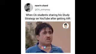 CA students AIR | CA MEMES CA LIFE