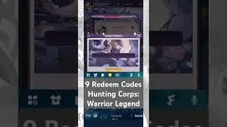 9 redeem codes hunting corps warrior legend #huntingcorps #warriorlegends  #code #idlegame