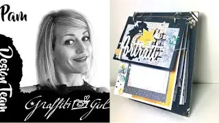 tuto mini album pour graffiti girl par pamela pimpampoom fevrier