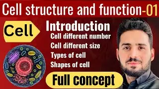 Cell structure and function 01 || Introduction to cell || Full concept 