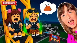 A MENINA MALVADA se CAGOU de MEDO no NOVO PARQUE do BROOKHAVEN! Sophie Também Joga