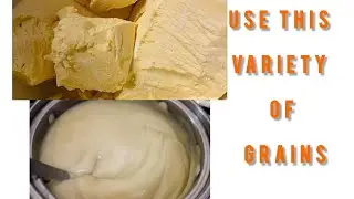 Preparation of pap from different grains
