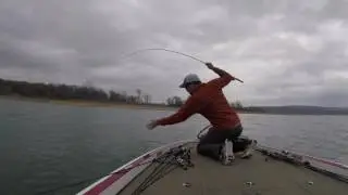 Big Tenkiller Lake Santone Football Jig Bass
