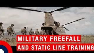 Multinational forces conduct military freefall and static line training