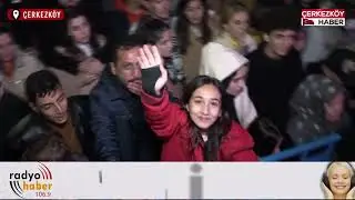 ÇERKEZKÖY'DE 29 EKİM COŞKUSU HANDE YENER İLE KUTLANIYOR