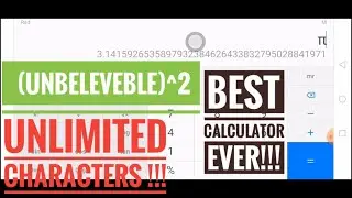 Best Calculator in a smartphone | Really Unlimited Range | Huawei