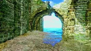 Archeage Unchained - FloodedCastle Background.