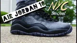 Air Jordan 10 NYC City Pack On Foot