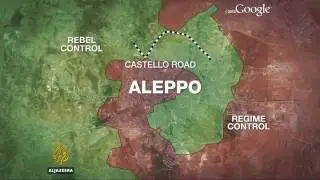 Why is Castello Road important for residents of Syria&rsquo;s Aleppo?