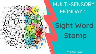 Sight Word Stomp {Multi-sensory Monday}
