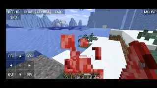 Minecraft java on Android gameplay 