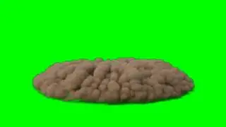 Dust green screen