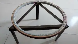 Aari frame | কারচুপি কাজের ফ্রেম // সহজে গোল ইস্টার্ন ফ্রেম // how to make frame started
