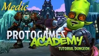 Wildstar PVE: Protogames Academy Dungeon Walkthrough - Medic Gameplay