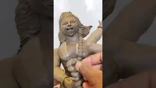 Mahadev idol making 2024 // small mahadev idol making#mahadev#mahaka#shivji#shankar#shorts#trending