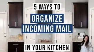 Organize Kitchen Mail (& Bills) | 5 Interior Design Examples